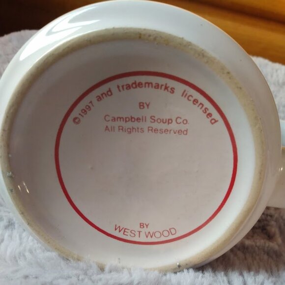 Vintage Campbell's Chicken Noodle Soup Mug Cup 1997 by Westwood Mm Mm Better! - Picture 3 of 4